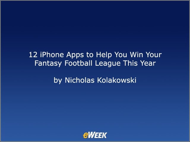 12 iPhone Apps to Help You Win Your Fantasy Football League This Year