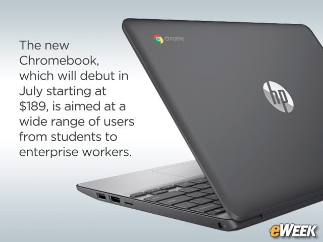HP's Lighter, Thinner Chromebook 11 G5 Boasts Touch-Screen Option