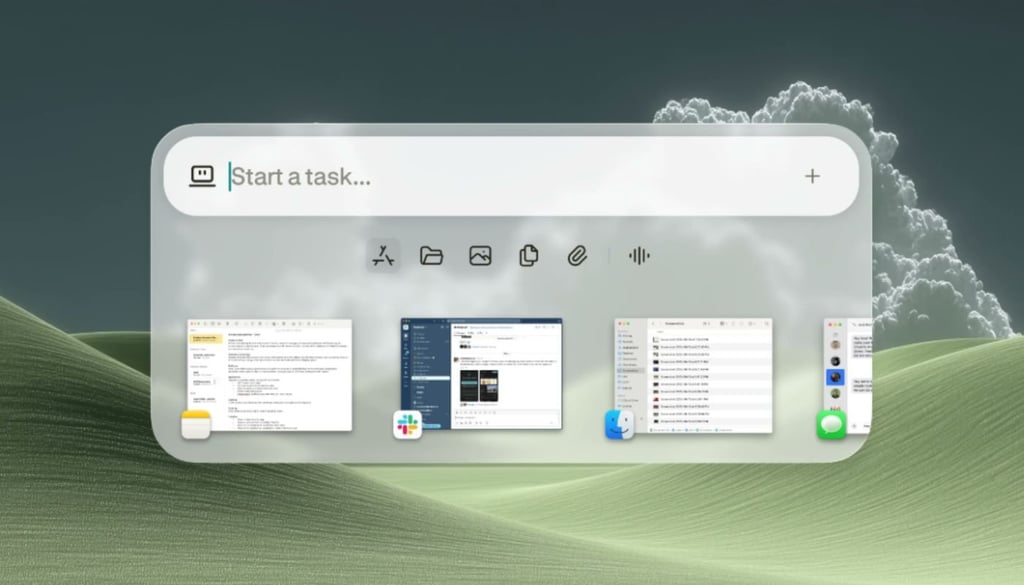 Perplexity AI on MAc screenshot