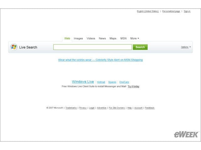 The New-Look Microsoft Live Search