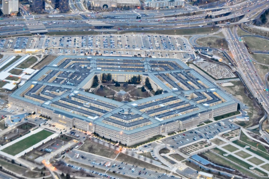 The Pentagon in Washington DC.