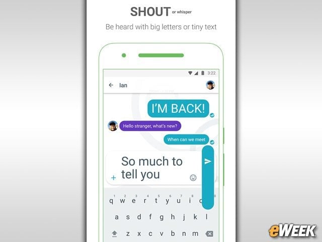 Text Bubble Size Is a Form of Expression