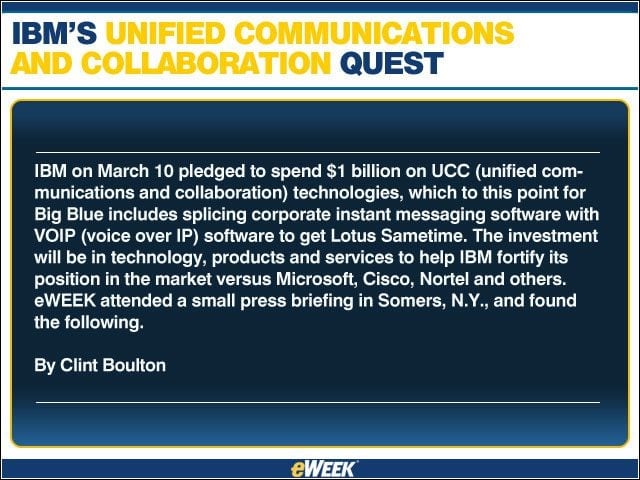 IBMs Unified Communications and Collaboration Quest