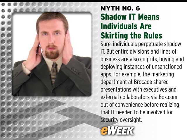 Myth No. 6: Shadow IT Means Individuals Are Skirting the Rules