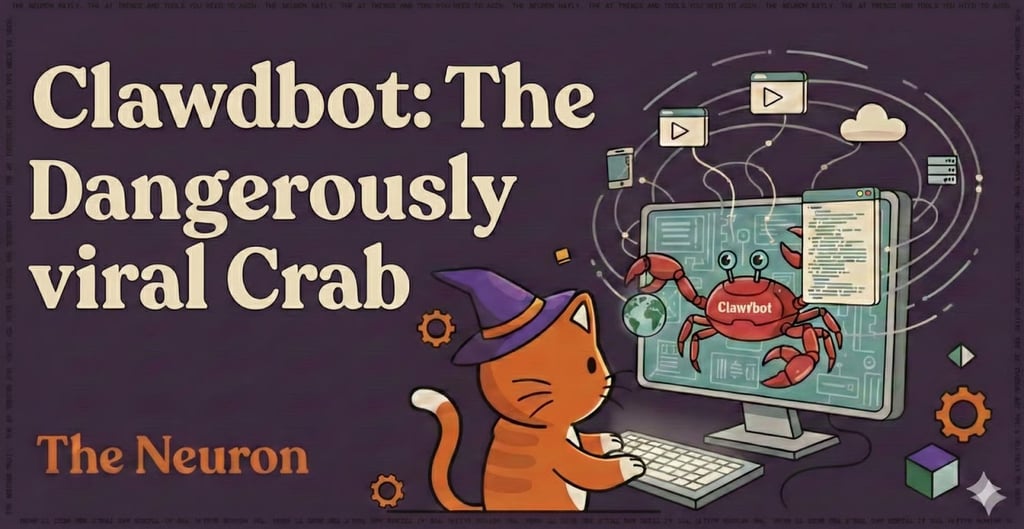 Clawdbot AI featured image from The Neuron.
