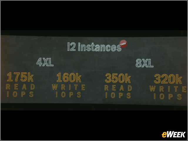 8 - High I/O Performance Instances Set to Debut