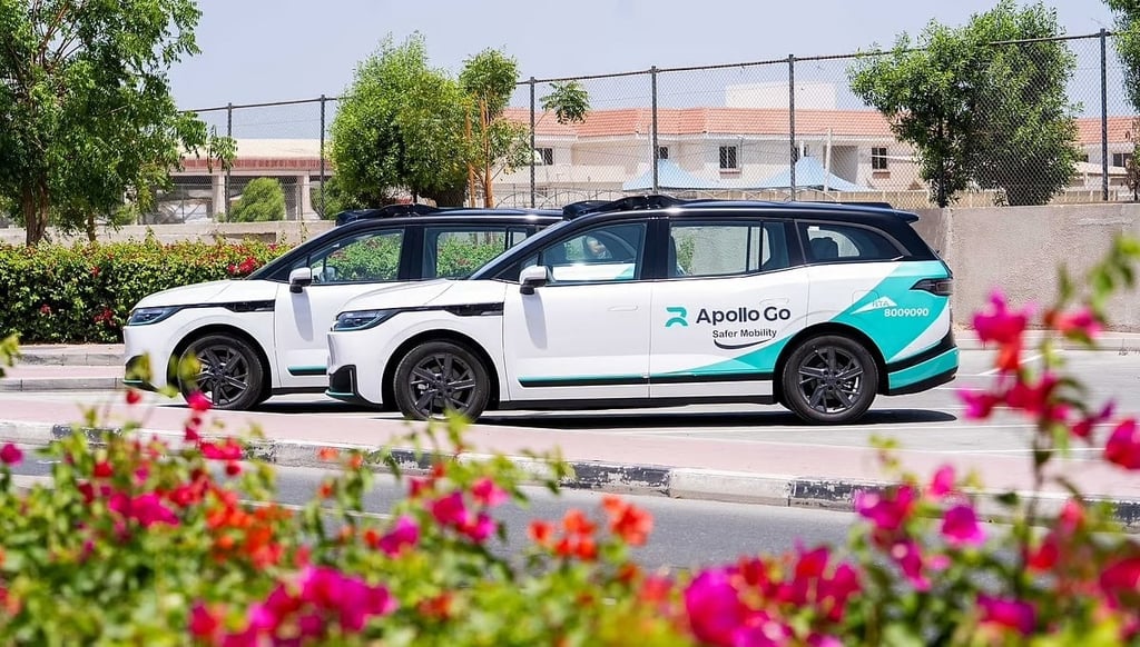 Baidu Apollo robotaxi.