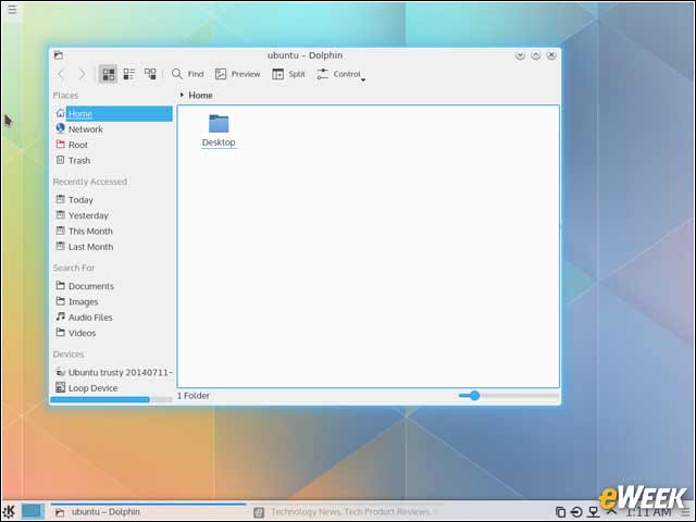 7 - Dolphin File Manager Provides Folder Views