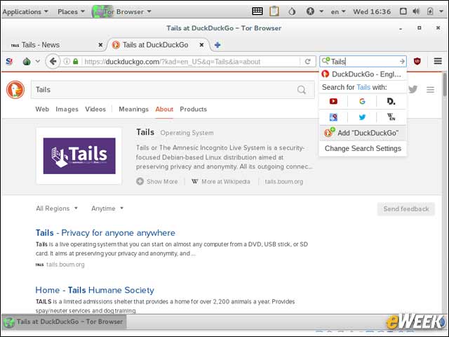 2 - Default Search Engine Is Now DuckDuckGo