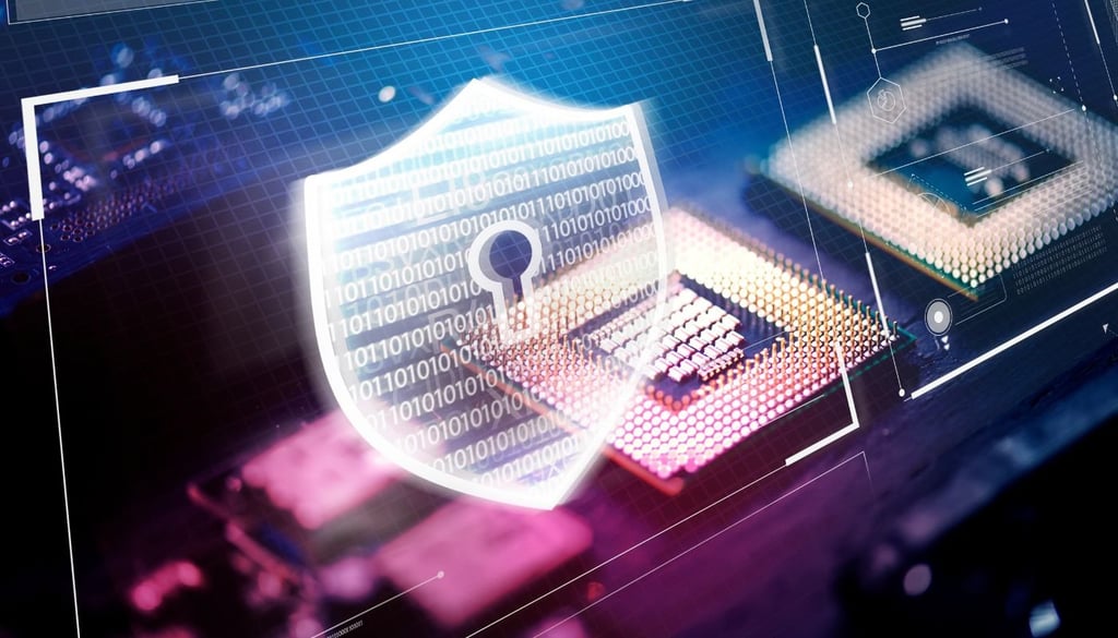 Padlock symbol for computer data protection system