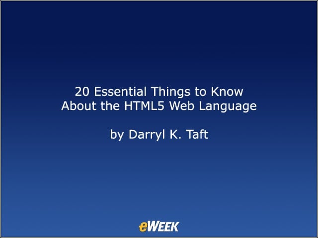 20 Essential Things to Know About the HTML5 Web Language