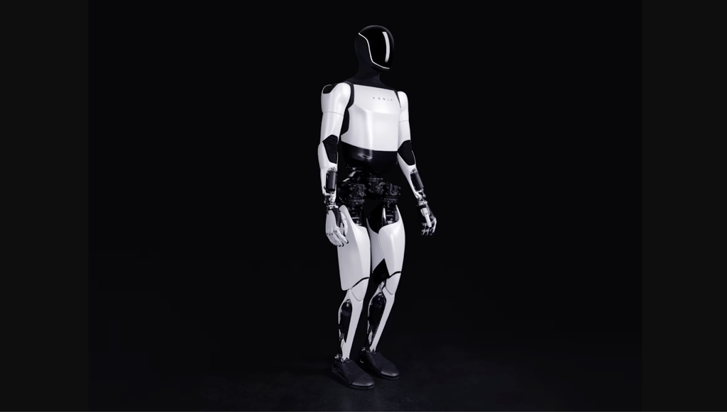 Tesla's Optimus Gen 2 humanoid robot.