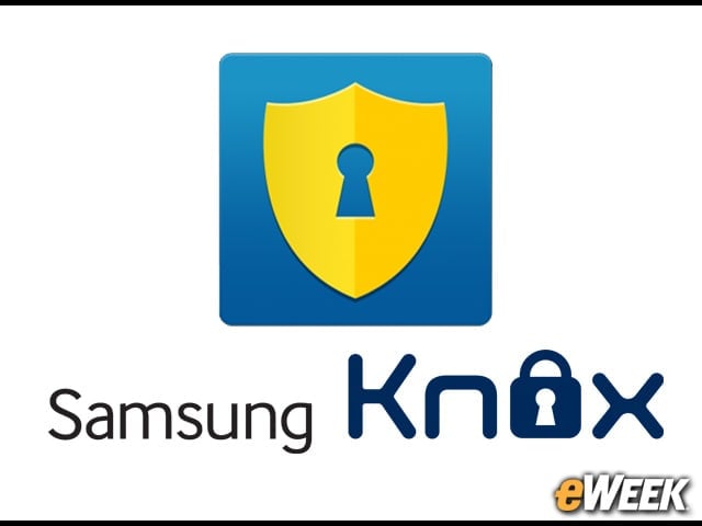 Interestingly, There's No Talk of Samsung Knox