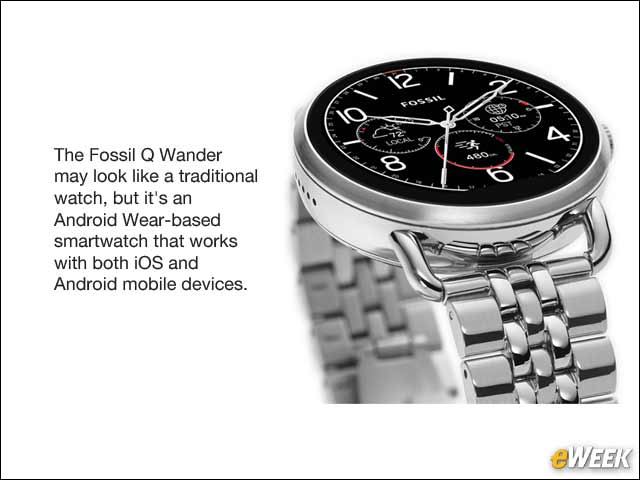 1 - Fossil Q Wander Smartwatch Has Appealing Features, Traditional Flair