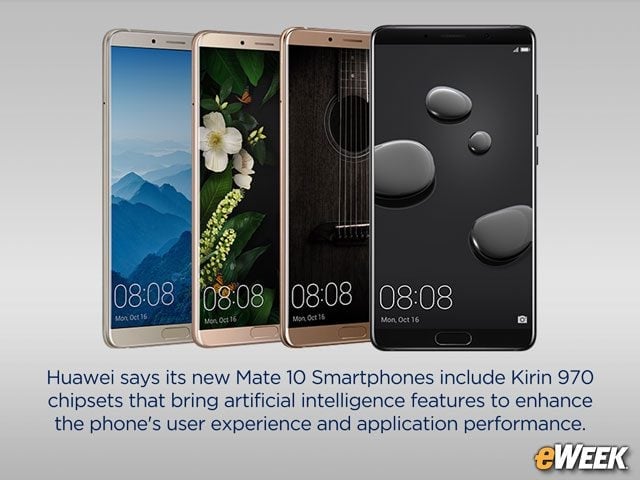 Huawei Hits High-End Market With AI Chip-Equipped Mate 10 Smartphones