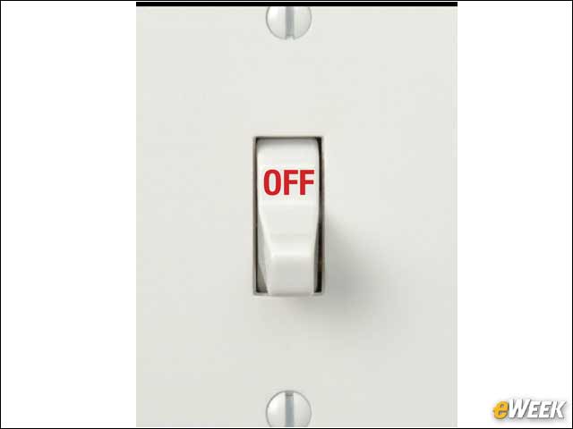 3 - The First Response Is to Turn Everything Off