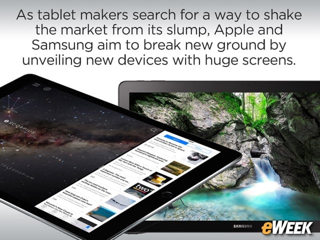 Galaxy View, iPad Pro Aim to Fire Up Tablet Market With Big Screens
