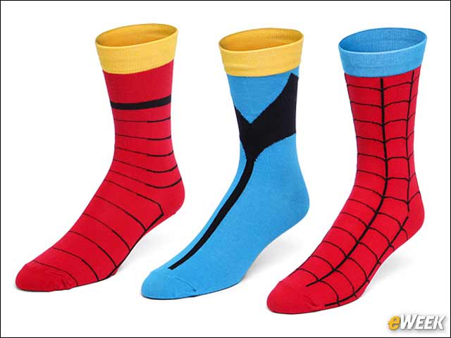 4 - Save the World With the Marvel Superhero Socks Set ($13.99)