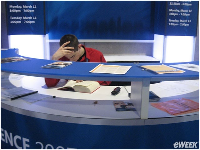 A Day in the Life: Microsoft Convergence Show Floor 2007