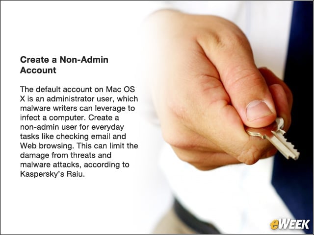 Create a Non-Admin Account