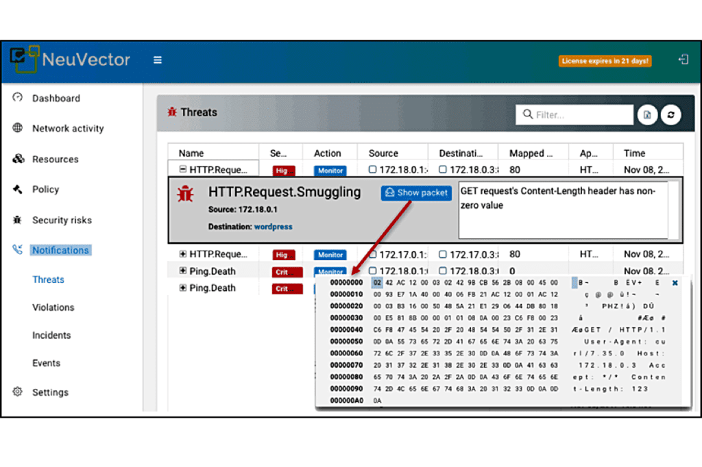 NeuVector 1.3 container security