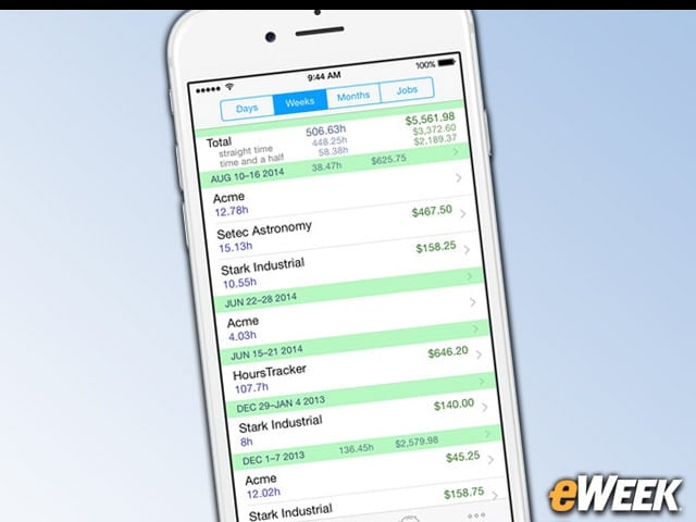 HoursTracker Pro: Just What One Might Expect