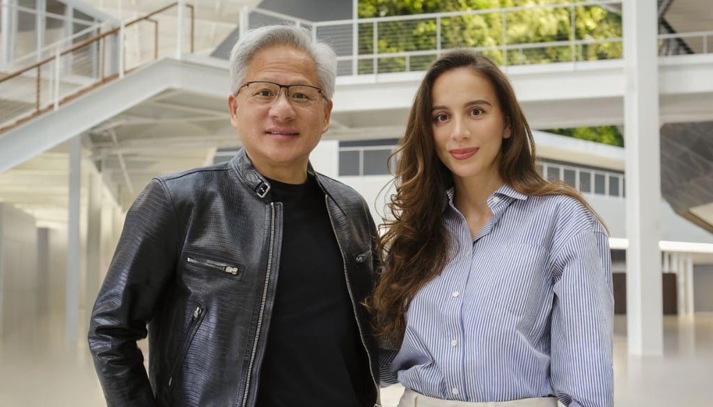 Jensen Huang (NVIDIA) and Mira Murati (Thinking Machines)