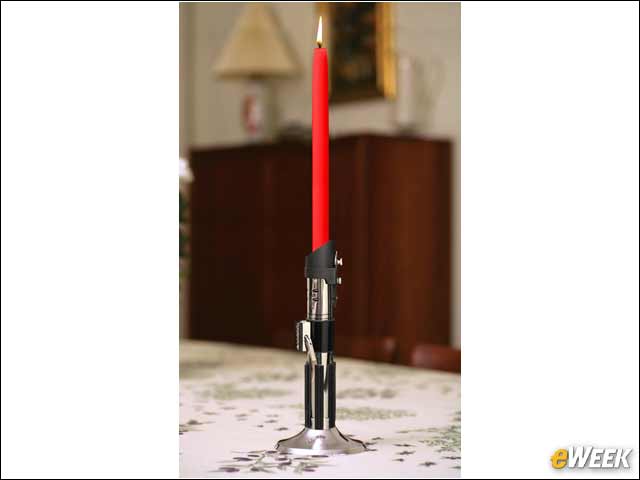 2 - Feel the Force With a Star Wars Lightsaber Candlestick ($23.99)