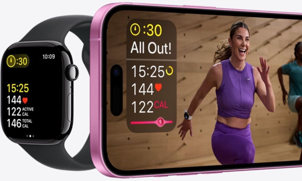 iPhone and Apple Watch.