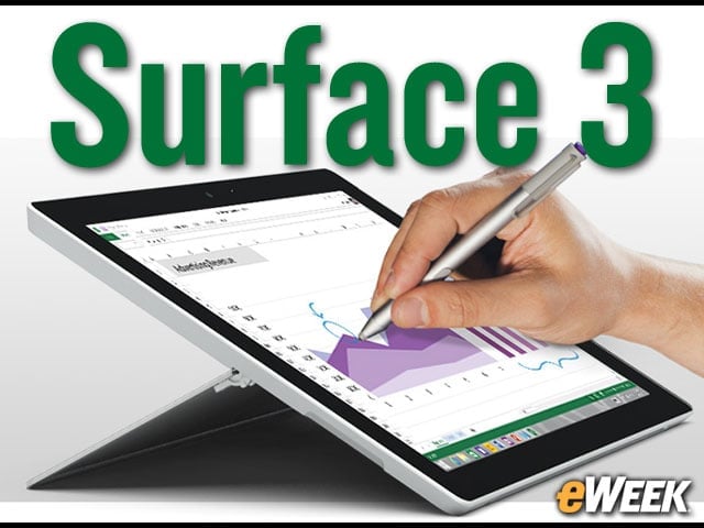 Surface 3 Tablet Delivers Features for Home, Office, Classroom