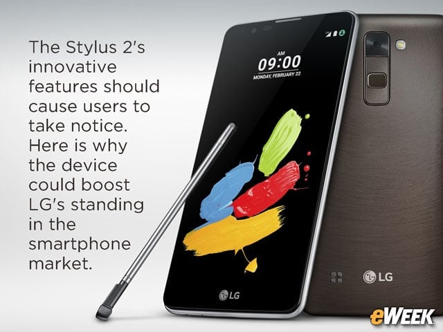 Features That Bring the LG Stylus 2 Handset Out of the G5's Shadow