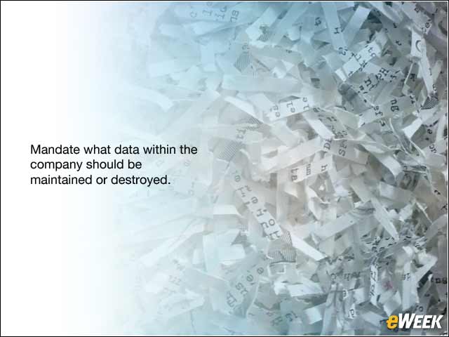 2 - Establish a Document Retention Policy