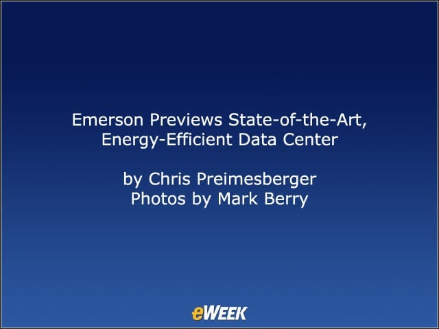 Emerson Previews State-of-the-Art, Energy-Efficient Data Center