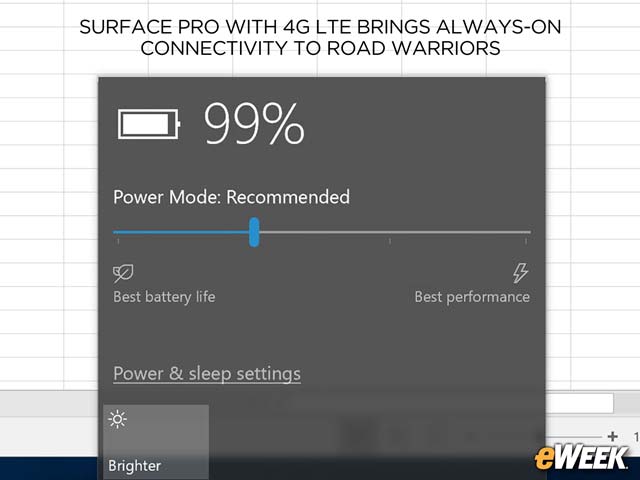 The Battery Will Carry You Through a Long Flight or Work Day