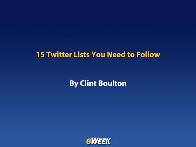 15 Twitter Lists You Need to Follow