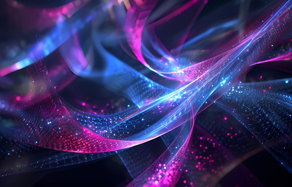 Futuristic digital art illustration of data background.