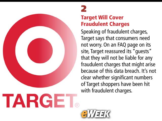 Target Will Cover Fraudulent Charges