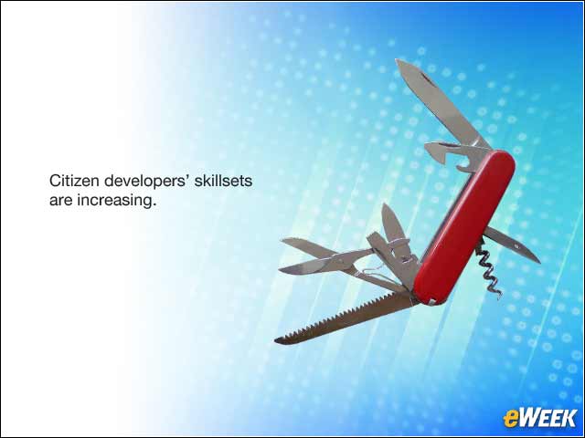 10 - Skill Sets Are Growing Among Citizen Developers