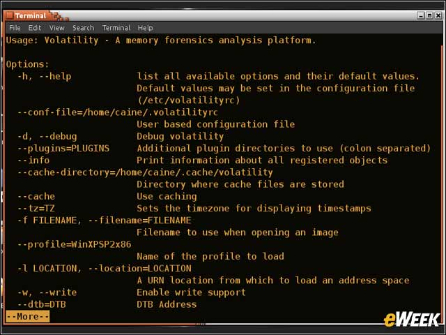 5 - Analyze Memory With the Volatility Memory Forensics Analysis Platform