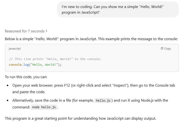 ChatGPT prompt flexibility.