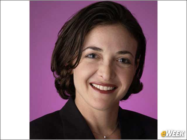 4 - Sheryl Sandberg, Facebook Chief Operating Officer