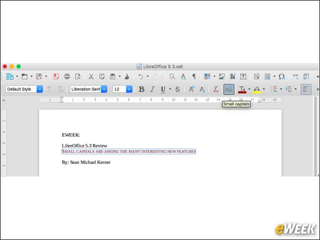7 - Small Capitals Come to Writer