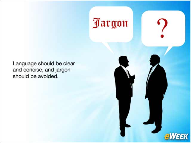 8 - Cut the Jargon
