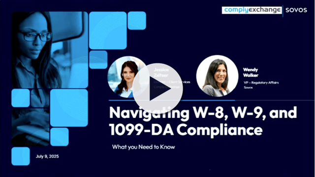 Navigating W-8, W-9, and 1099-DA Compliance
