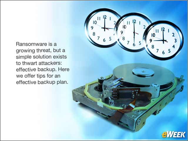 1 - Don't Let Malicious Software Hold Your Data for Ransom