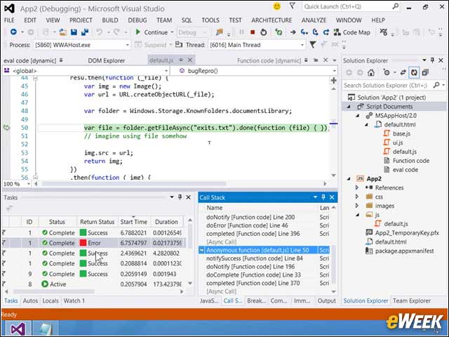 7 - Debugging—Async in Task Window