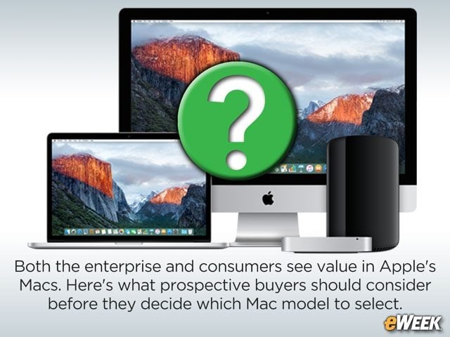 Picking the Apple Mac Model That's Right for You