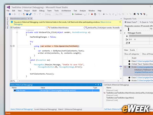 Visual Studio 2015 Unifies Debugging, Profiling