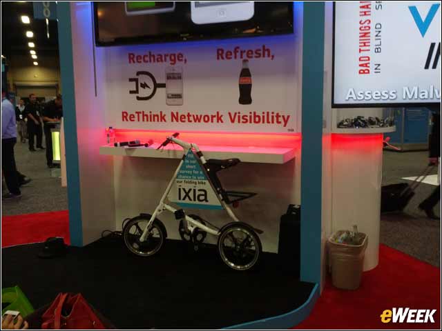 10 - Show Floor Giveaways Include a Folding Bike