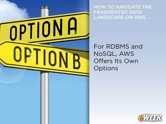 Databases Have More Than 10 Options, Including RDBMS and NoSQL